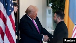 Украин президенти Владимир Зеленский менен АКШ президенти Дональд Трамптын жолугушуусу, 17-октябрь, 2025-жыл