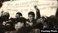 Казакстандагы "Желтоксан" окуясынын катышуучулары. 1986-жыл, 17-18-декабрь.