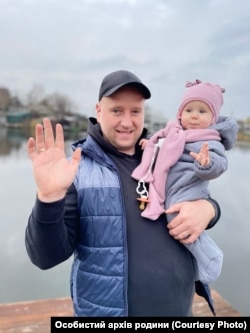 Єлизавета Приходько з татком Владиславом