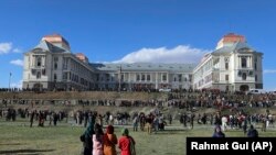 د کابل ښار د درالامان ماڼۍ یوه برخه - انځور له ارشیفه 