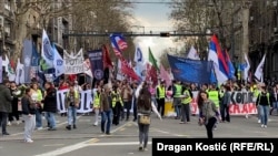 Protest na Dan studenata u Beogradu, 4. april 2025.