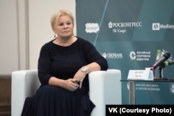 Дружина ексміністра оборони Росії Ірина Шойгу на форумі «Живу спортом»