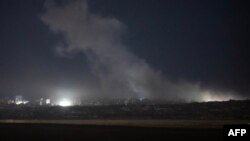 Газа. 29-октябрга караган түнү тартылган сурөт.