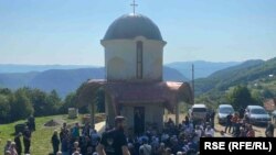 Crkva SPC u koju je premješten spomenik Pavla Đurišića, 8. avgust 2025.