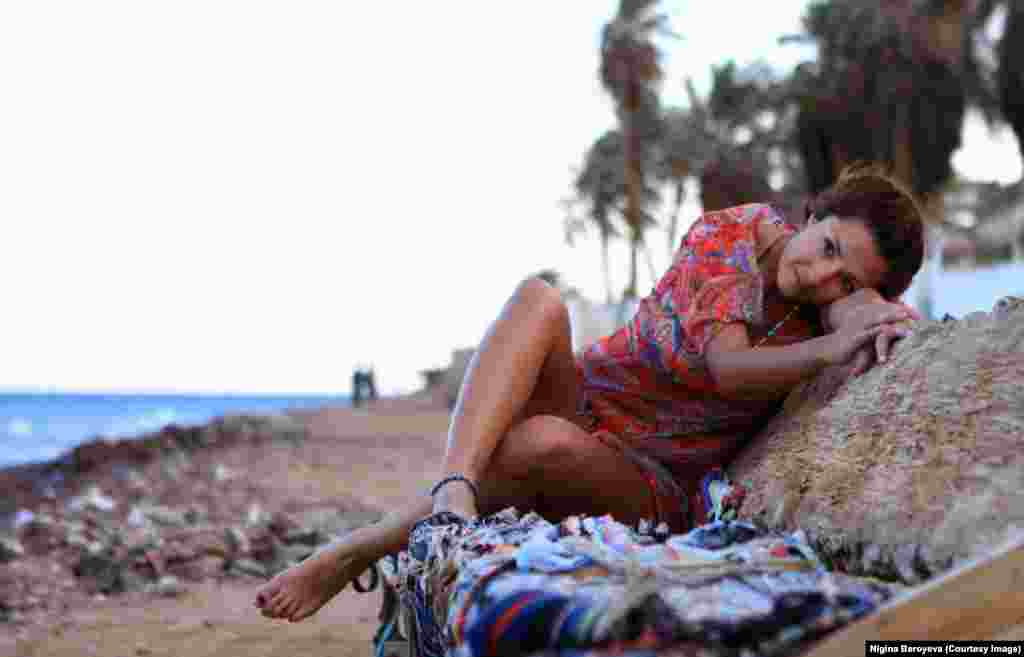 Photojournalist Nigina Beroyeva. It was nearly 1 a.m. on a November morning when the 33-year-old found herself following the silent figure of Pyotr Pavlensky through Moscow's streets. Moments before taking the most important photo of her career, Beroyeva "had no idea what was about to happen."