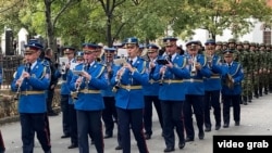 Orkestar Garde Vojske Srbije na sahrani Nebojše Pavkovića, 22. oktobar 2025.