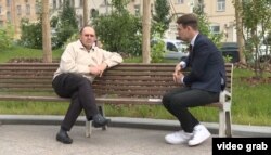 Оюб Титиев (слева) в Москве.