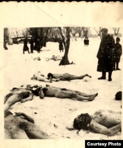 Evrei omorîți în pogromul de la București în 1940 (Credit foto: Yad Vashem)