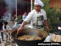 Фестиваль плова в Шымкенте, 2014 г.