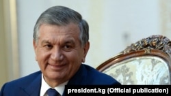 Uzbek President Shavkat Mirziyoev