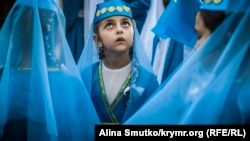 День крымскотатарского флага в Феодосии, 26 июня 2017 года. Иллюстрационное фото