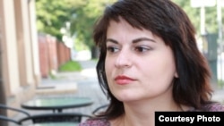 Exiled Belarusian journalist and activist Natallya Radzina