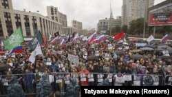 Митинг оппозиции в Москве, 10 августа, 2019