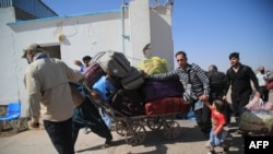 آرشیف، مهاجران برکشته افغان در مرز اسلام قلعه