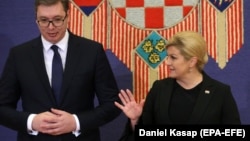 Političari s obje strane najodgovorniji su za sadašnje pogoršanje: Aleksandar Vučić i Kolinda Grabar Kitarović