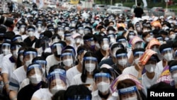 Coreea de Sud: mii de medici și cadre medicale în grevă, în semn de protest față de condițiile de muncă, pe fundalul panemiei de Covid-19, Seoul, 14 august 2020