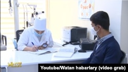 Türkmenistanyň "Altyn Asyr" telekanalyndan alnan surat. Illýustrasiýa suraty