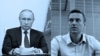 Vladimir Putin, Alexei Navalnîi (colaj)