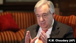 انتونیو گوتیریش منشی عمومی سازمان ملل متحد 