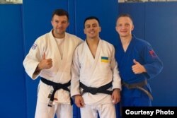 З украінскімі спартоўцамі