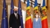 Președintele Consiliului European, Charles Michel și președinta Maia Sandu, Chișinău, 28 februarie 2021