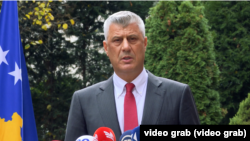 Hašim Tači daje ostavku na mestu predsednika Kosova, 5. novembar 2020.godine