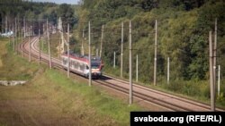 Чыгуначная лінія Менск-Вільня, участак ля станцыі «Ратамка»