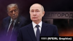 Коллаж: Трамп и Путин