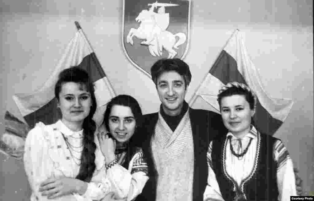 Данчык і салісткі гурту "Ліцьвіны".