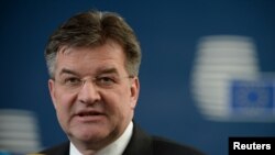 I dërguari i posaçëm i Bashkimit Evropian për dialogun Kosovë-Serbi, Mirosllav Lajçak. 