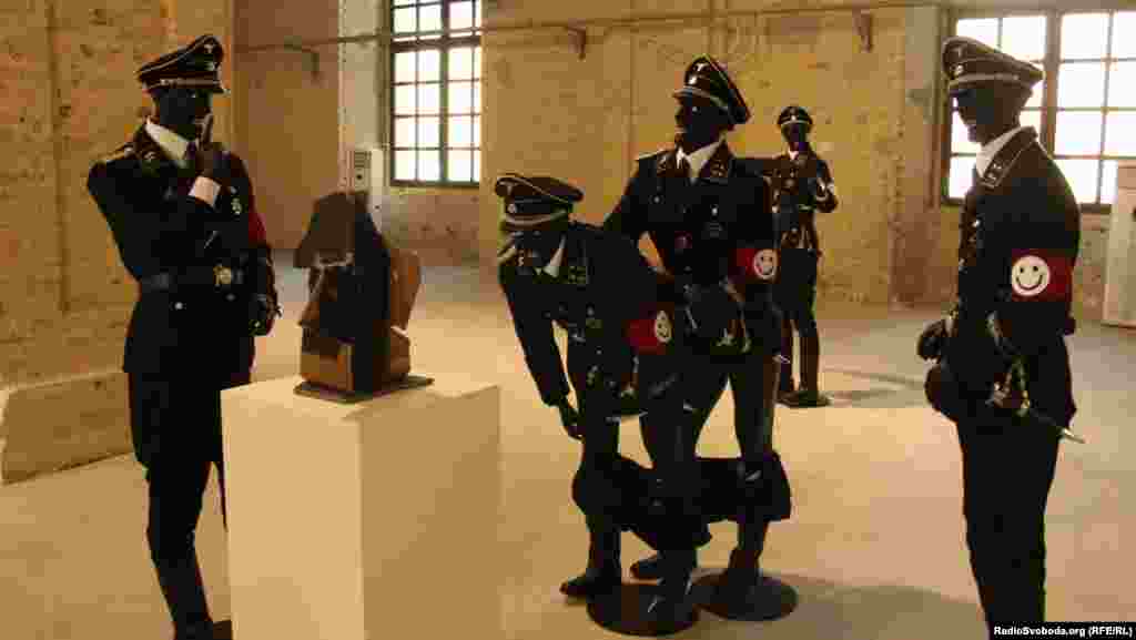 Nazi themes and imagery feature regularly in the controversial Chapman Brothers'&nbsp;work.