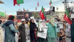 پي ټي ای په خيبر پښتونخوا کې د ډرون بريدونو خلاف احتجاجي مظاهره کړې ده