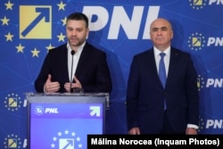 Premierul Ilie Bolojan (dreapta) a participat la lansarea candidaturii lui Ciprian Ciucu.