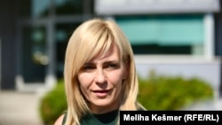 Novinarka Nataša Miljanović Zubac puštena na slobodu nakon saslušanja, Sarajevo, 8. avgust 2025.