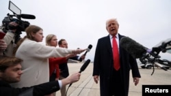 Трамп заявил, что «никакие террористы не остановят американские суда и корабли от свободного мореходства».