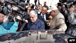 Fostul președinte Ion Iliescu după audierile în Dosarul Revoluției, 21 octombrie 2015