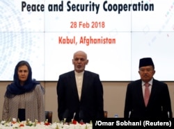 Ашраф Гани (ортодо) конференцияда, 28-февраль, 2018.