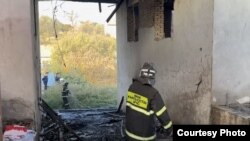 Өрт чалган үй.