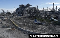 Руїни Міжнародного аеропорту «Луганськ», 11 вересня 2014 року