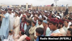 د وزیرستان ځوانانو سازمان د یو احتجاج پخوانی عکس