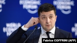 Президент України Володимир Зеленський у Давосі, 22 січня 2020 року