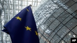 Zastava Evropske unije u atrijumu Evropskog saveta u Briselu, ilustrativna fotografija