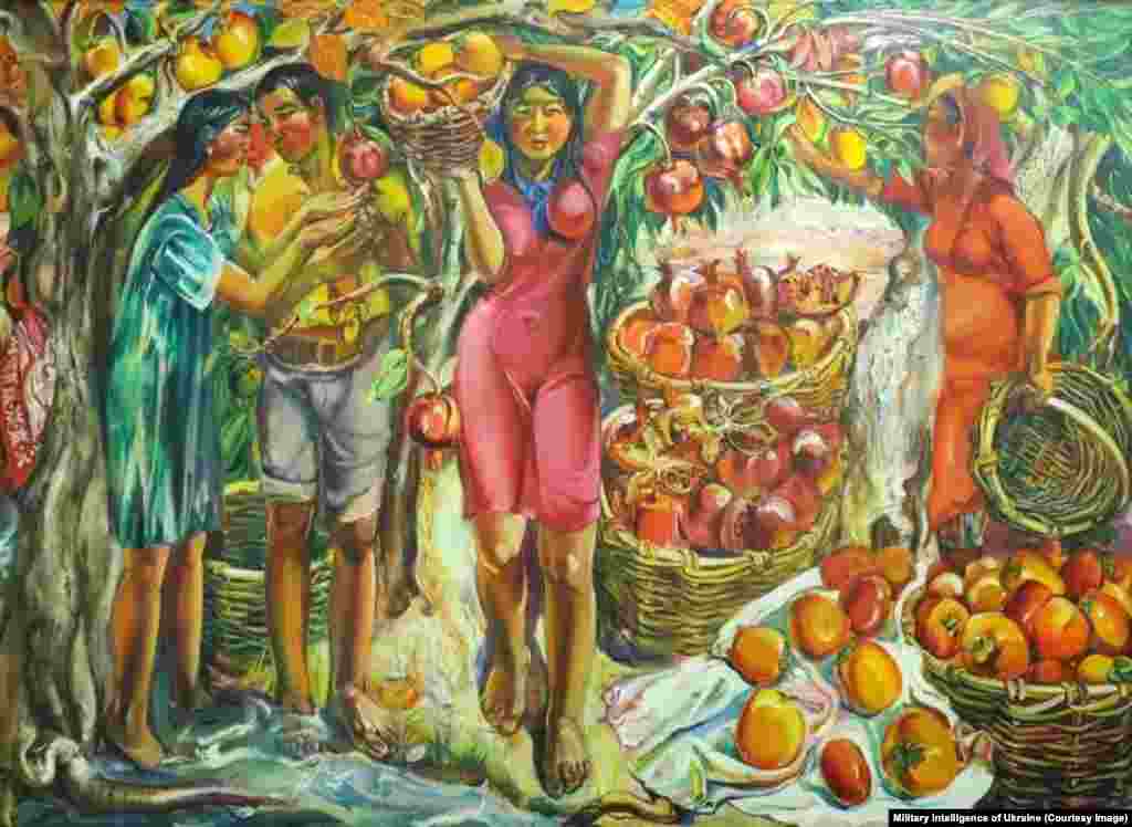 «Жизнь» — картина, написанная в 1975 году Горацием Чернухиным.Военная разведка Украины назвала цифру в 1233 картины, похищенные из хурсонского музея вместе со многими другими произведениями искусства