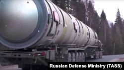 Міноборони Росії продемонструвало ракету «Сармат» у 2018 році