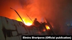 Пожар на рынке «Берекет», 13 апреля 2018 г.