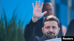 Președintele ucrainean, Volodimir Zelenski, la summitul NATO de la Haga. 