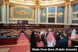 Predsjednik Skupštine Crne Gore Andija Mandić tokom posjete Saudijskoj Arabiji, januar 2025.