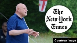 The New York Times-ის სტატიის მიხედვით, დავით რაზმაძე 2008 წელს გორში რუსი „მშვიდობისმყოფელების“ შემოსვლას პოზიტიურად აფასებს.