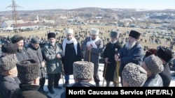 Аух, Дагестан. Памятная акция, посвященная годовщине депортации