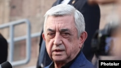 Former Armenian President Serzh Sarkisian (file photo)
